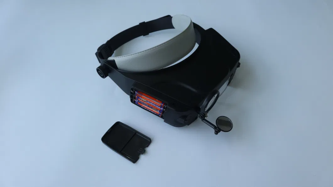 LED Head-Wearing Magnifier Free Operation with Two Hands