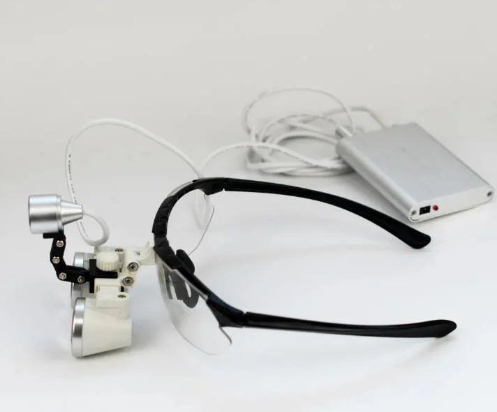 Dental Surgical Binocular Loupe and LED Head Light for Surgery