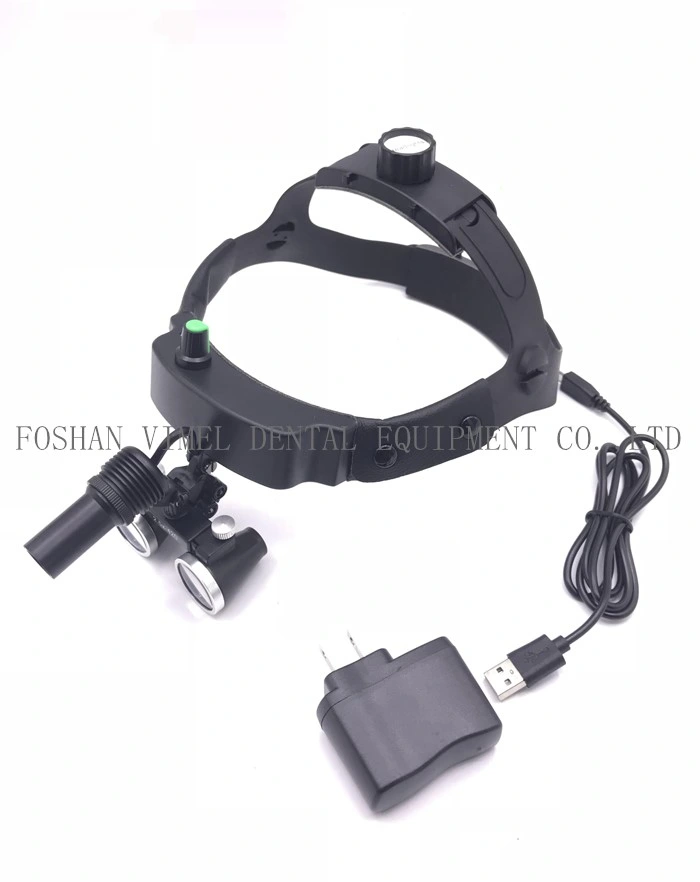 3.5X Dental Loupe Surgery Surgical Magnifier with Headlight LED Light Medical Operation Loupe
