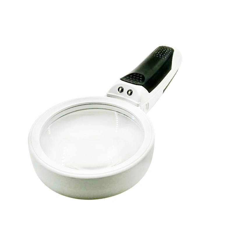 Interchangeable LED Magnifier Three Different Lens Lighted Handheld Magnifying Glass