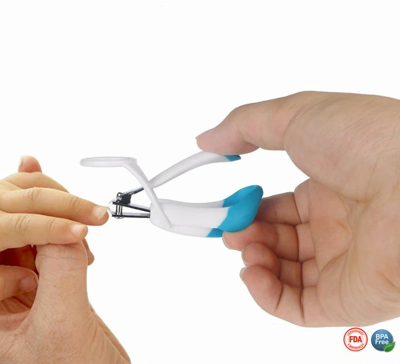 Stainless Steel Nail Scissors Magnifer Nail Clipper