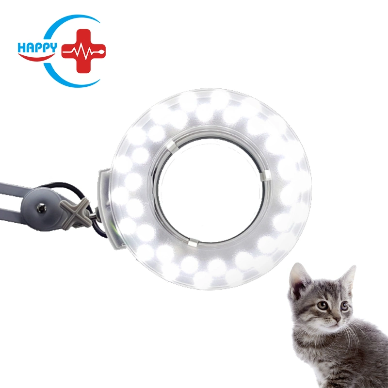 Hc-R044 Veterinary Floor Standing LED Magnifying Glass with Light LED Magnifier Lamp