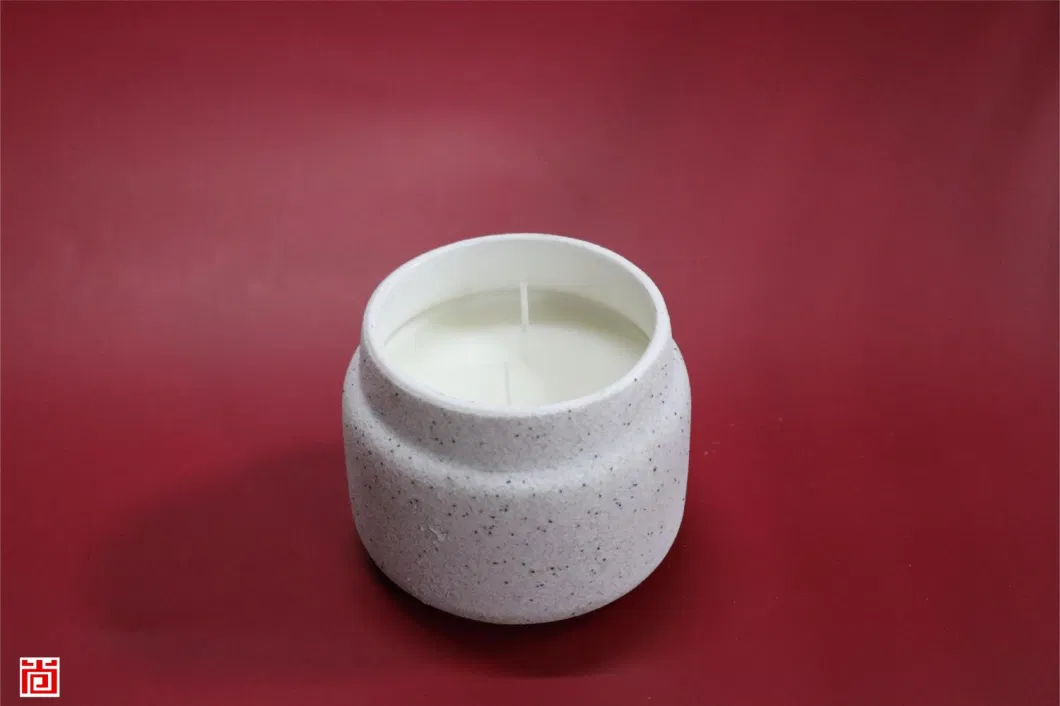 Handmade Marvellous Ceramic Candle Holder with Ceramic Lid