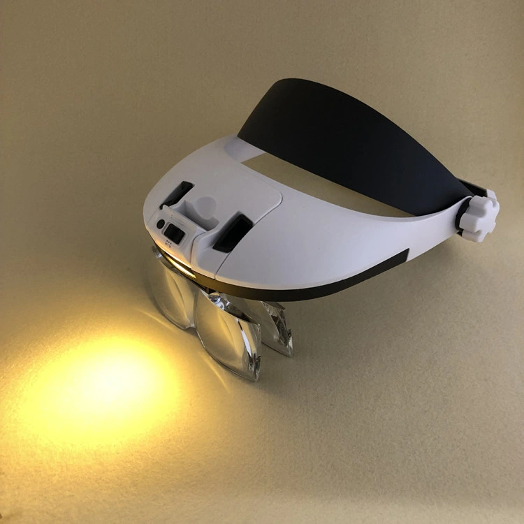 8 LED Cold and Warm Dual Color Light Heads with Magnifying Glasses