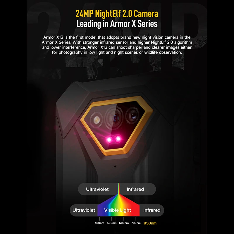 Ulefone Armor X13 Rugged Smartphone with Nigh Vision Camera