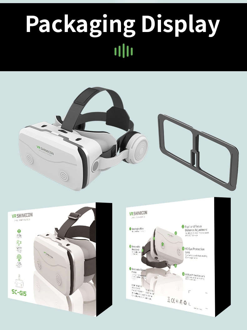 New Arrivals Cheap Augmented Reality Eyewear Helmet Smart Eyeglasses Helmet Use 4.7-6 Inch Phone Virtual Reality 3D Vr Glasses