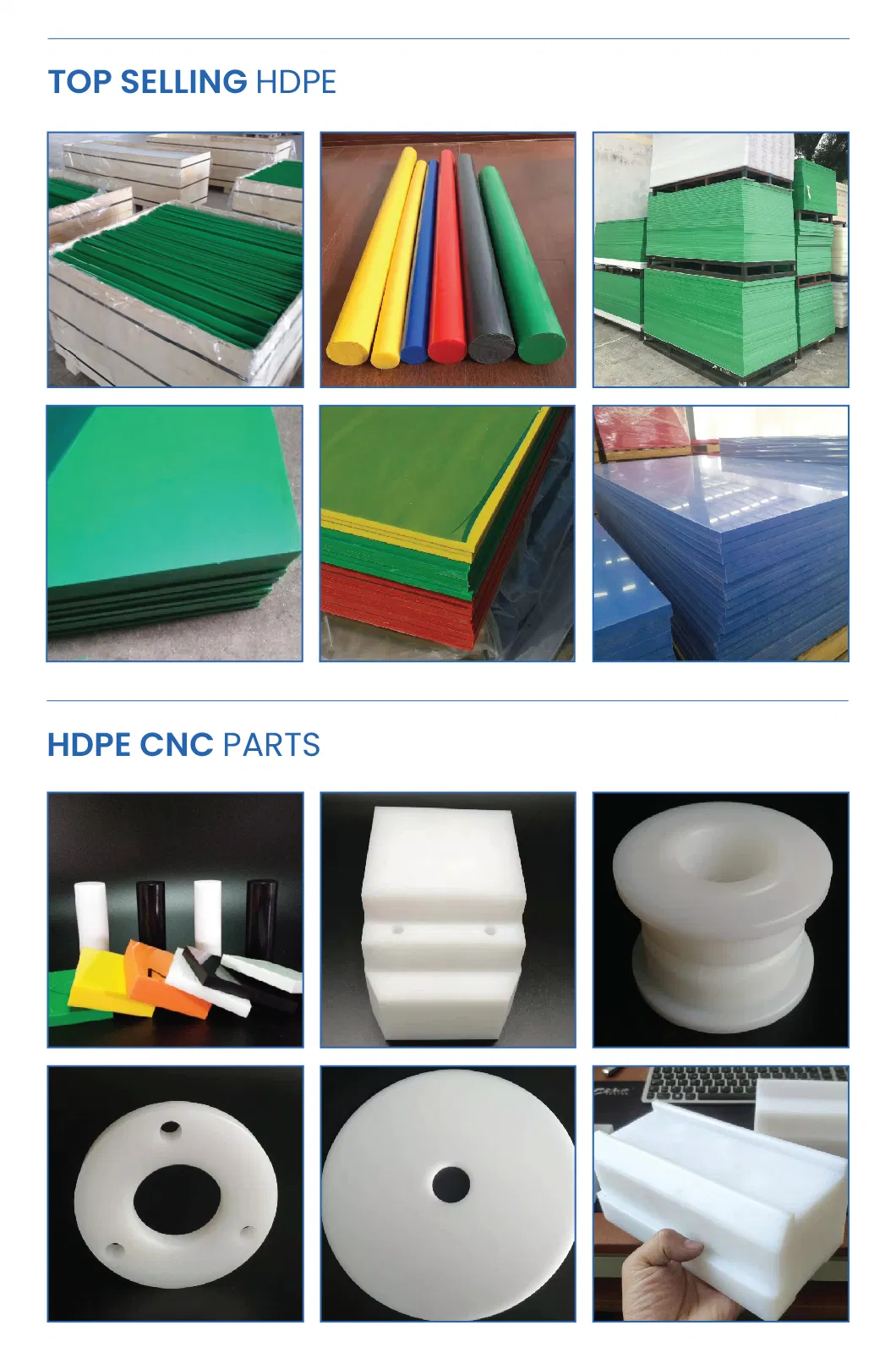 Abrasion Resistance High Density Polyethylene PVC Plate HDPE Sheets for Crane Outrigger Pads