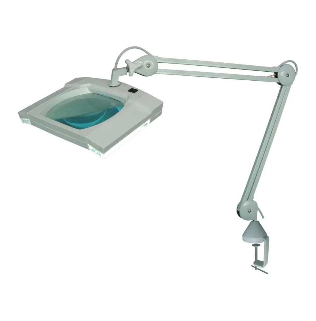 Factory LED Destop Magnifier Magnifying Grass Inspection Light Workbench Lamp