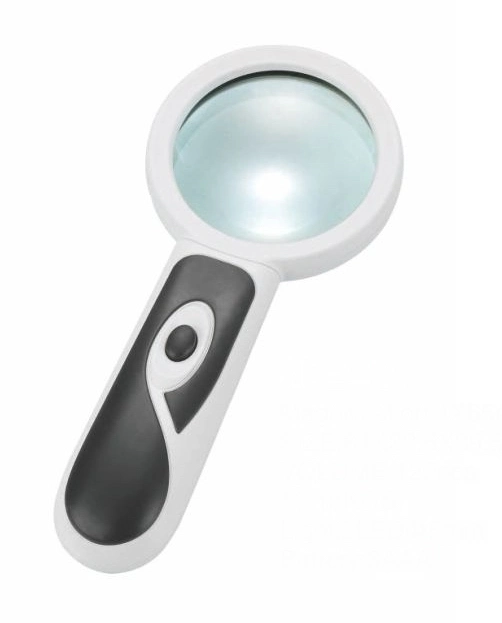 Hot Selling LED Handheld Magnifier Illuminated Magnifying Glass for Reading