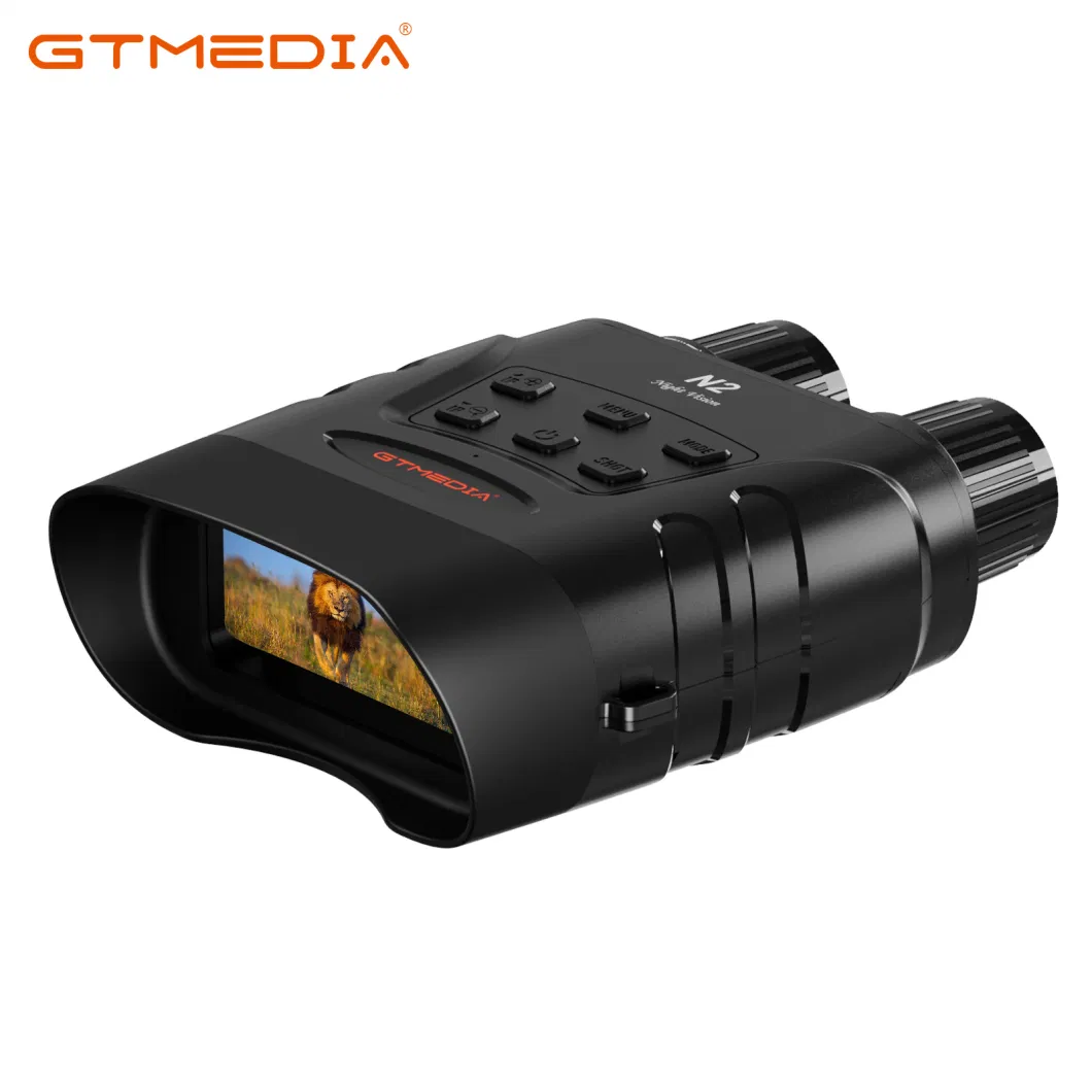Gtmedia N2 Night Vision Binoculars Digital Zoom 300m Binoculars Night Vision Device N2 850nm Infrared 1080P HD 5X Digital Zoom Telescope Outdoor Day Night Use