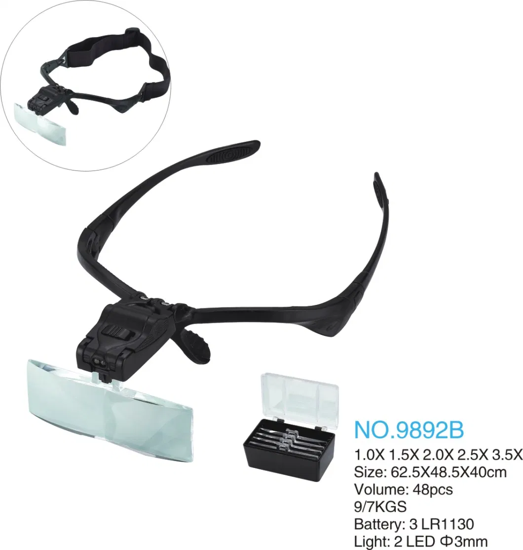 Head Wear Magnifier with 5 Lens