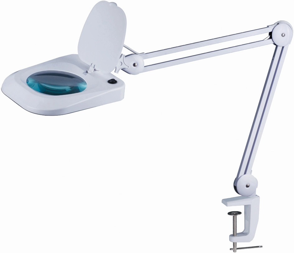 LED Ring Lights Metal Clip-on Foldable Magnifier Table Lamp (BM-6015)