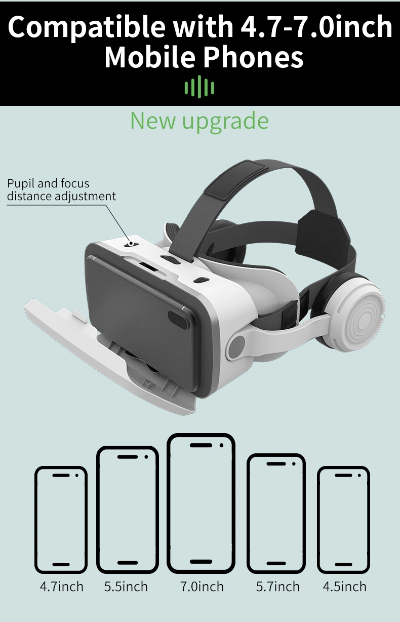 New Arrivals Cheap Augmented Reality Eyewear Helmet Smart Eyeglasses Helmet Use 4.7-6 Inch Phone Virtual Reality 3D Vr Glasses