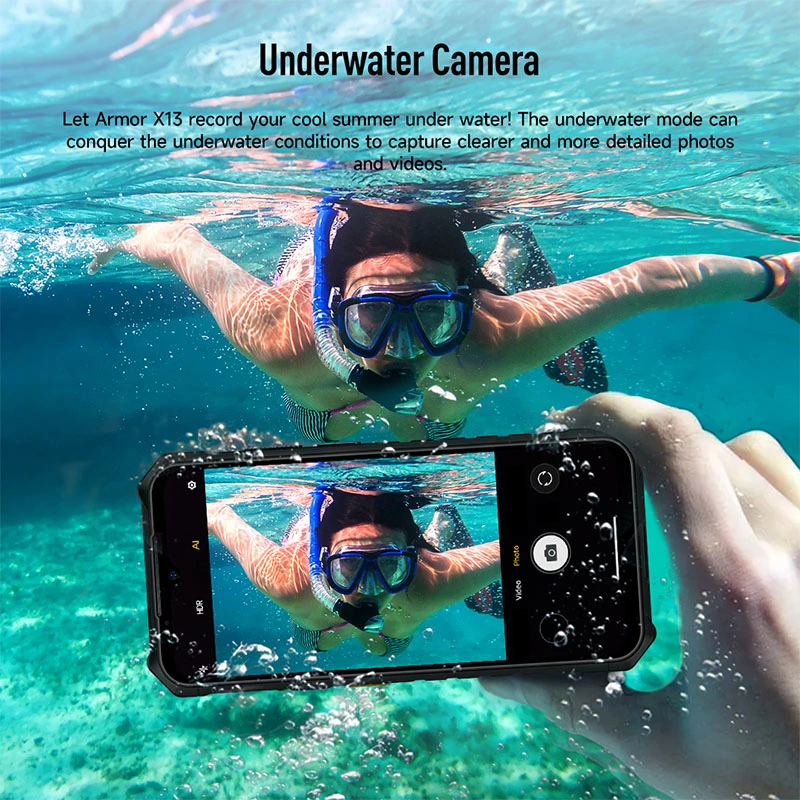 Support OEM ODM Ulefone Armor X13 Rugged Smartphone with Nigh Vision Camera