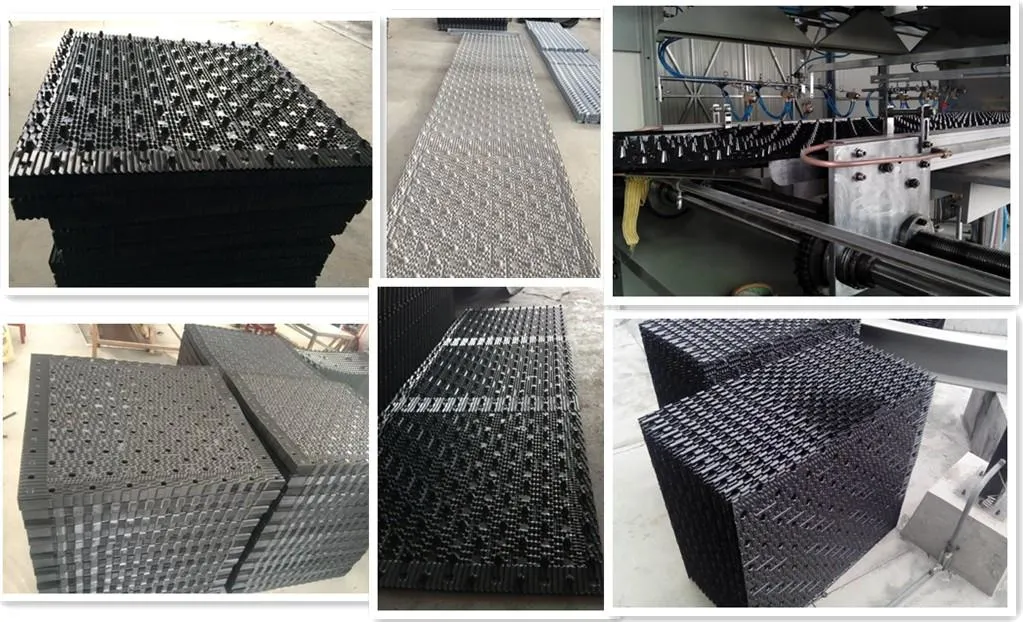 750X1600/800/400mm Industrial Liangchi Cooling Tower PVC Film Fill Material Sheet