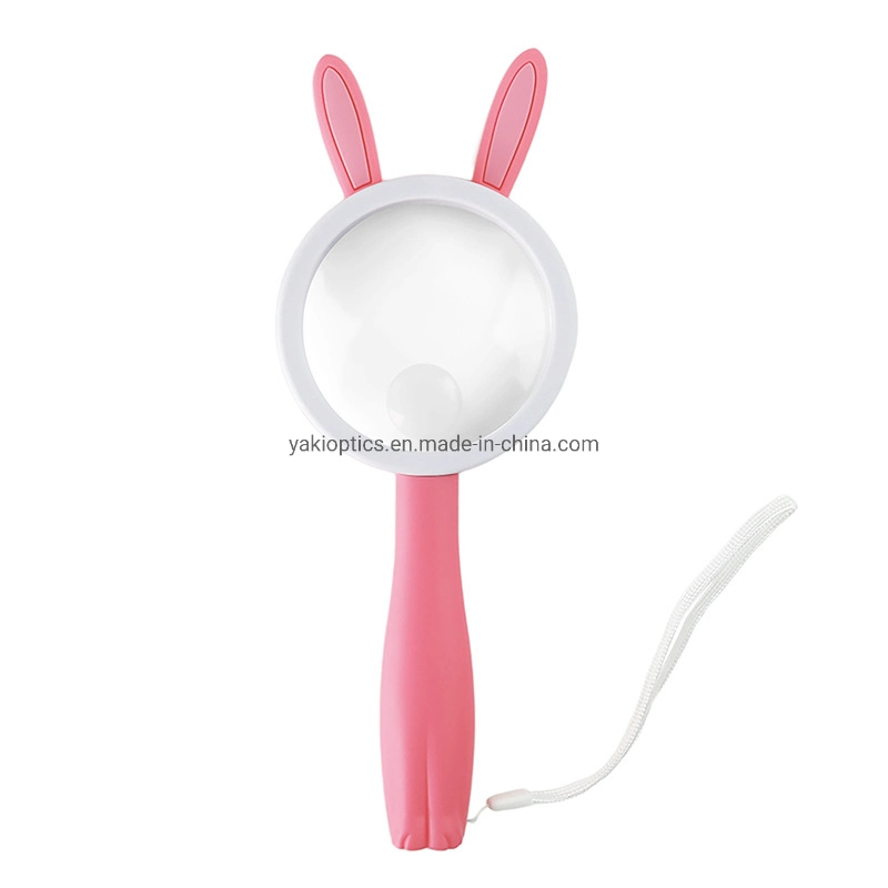 Soft Silicone Ear Cartoon Magnifying Glass for Seniors, Students, Professionals