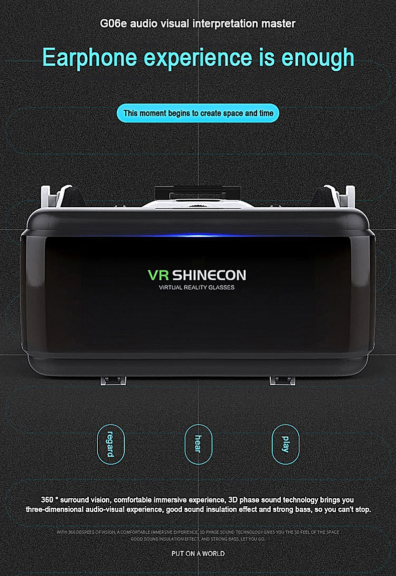 Popular Styles in 2023 Virtual Reality Customized All-in-One HD Movies Augmented Reali Smart 3D Vr Glasses