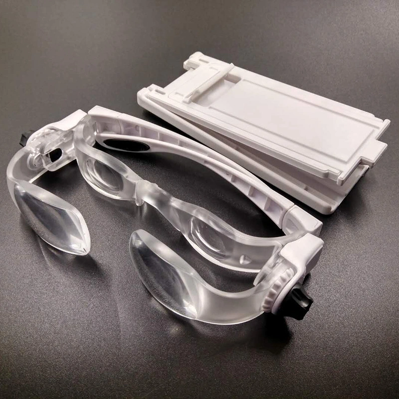 Zoom Mobile Phone Eyeglass Magnifying Glass with Holder Magnifier