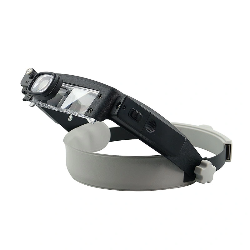 Headband Magnifying Glass with LED Light Headband Magnifier