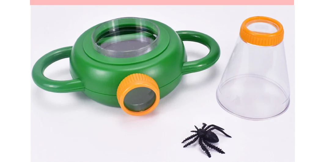 Foska Stationery ABS+PMMA 5 Times 2 Way Insect Viewer