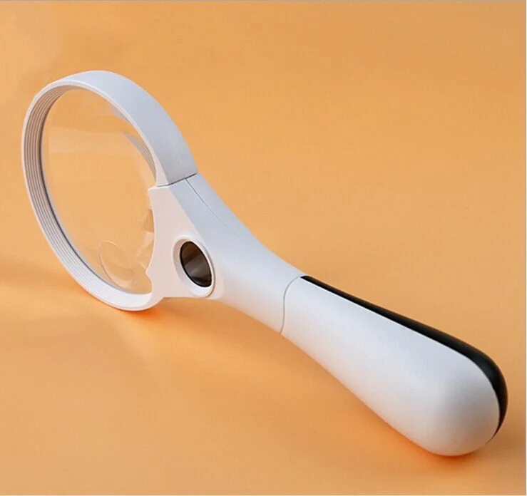 Extra Large LED Handheld Magnifying Glass with Light Illuminated Reading Magnifier