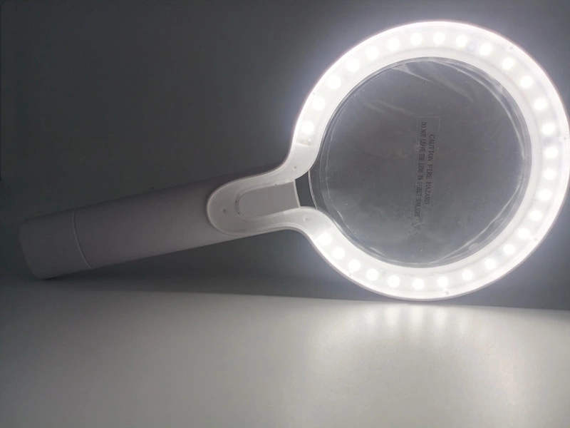 29 LED Lights 3-Gear Brightness Touch Switch 10X Handheld Magnifying Glass