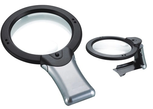8X Handheld Stand LED Magnifying Glass Easy Pocket Magnifier (BM-MG9006)