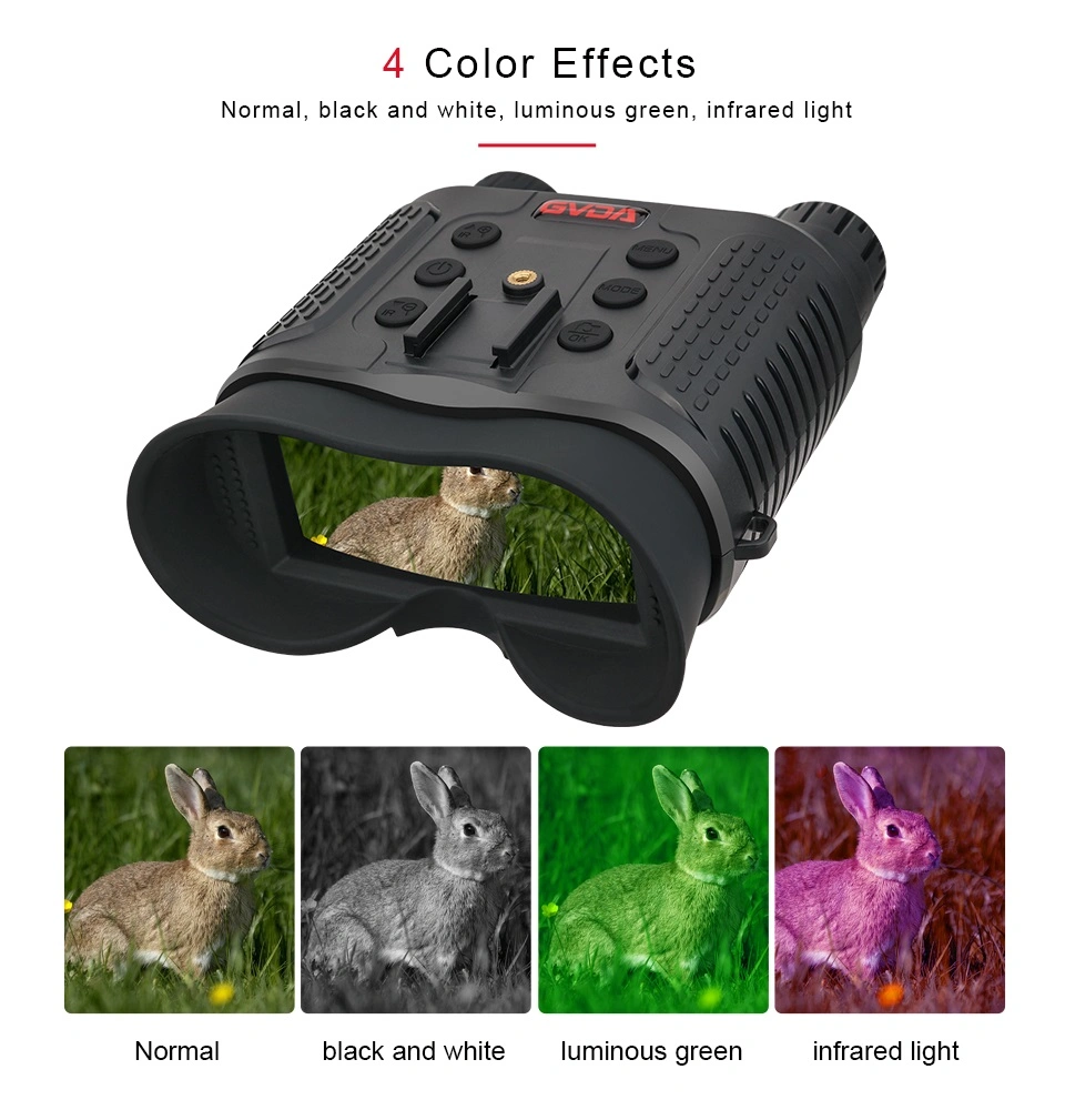 Gvda Infrared Night Vision Binoculars Goggles Device for Hunting Camping Telescope 8X Zoom Head Mounted Night Vision Scope