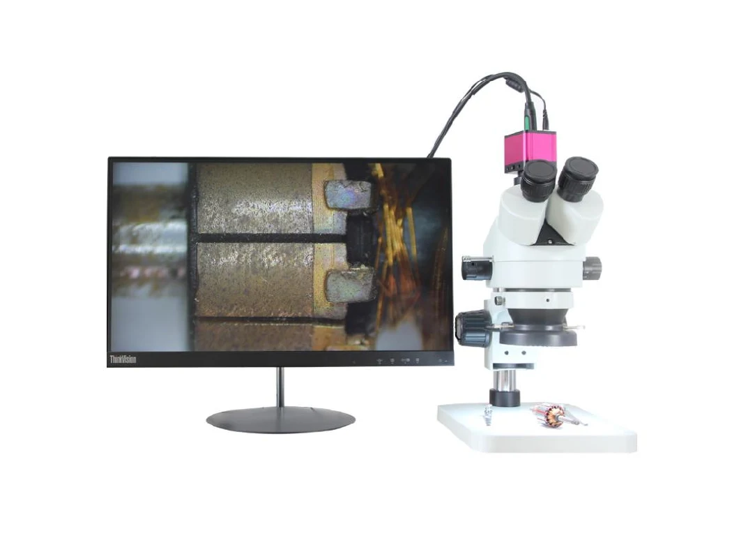 Light Microscopes Phase Contrast Microscopy Zoom Stereo Trinocular Optical Microscope Lx-6745TV