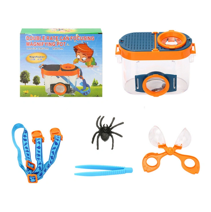 New Small Animal Observer High Power Toy Insect Magnifier Hanging Type Magnifier for Children &amp; Students