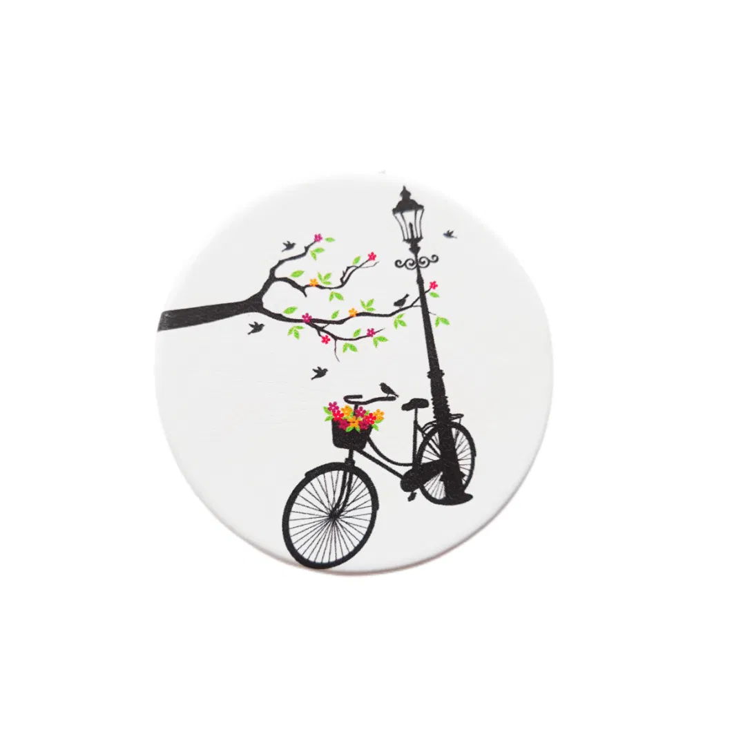 Hot Selling Round Folding Bicycle Makeup Mirror Magnifying Glass