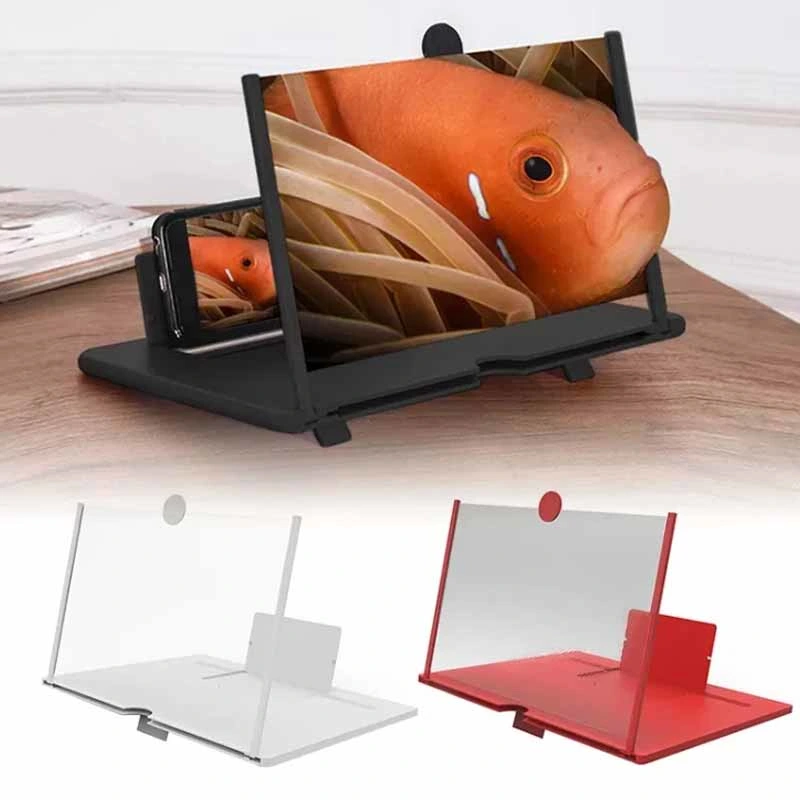 3D Screen Amplifier Mobile Phone Screen Video Magnifier for Smartphone Enlarged Screen Phone Stand Bracket