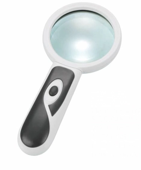 Hot Selling LED Handheld Magnifier Illuminated Magnifying Glass for Reading