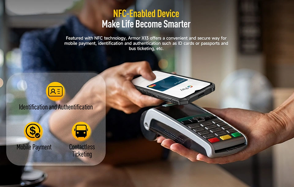 Face ID/Fingerprint Unlock 6.5 Inch Smartphone NFC Built-in 6320mAh Big Battery