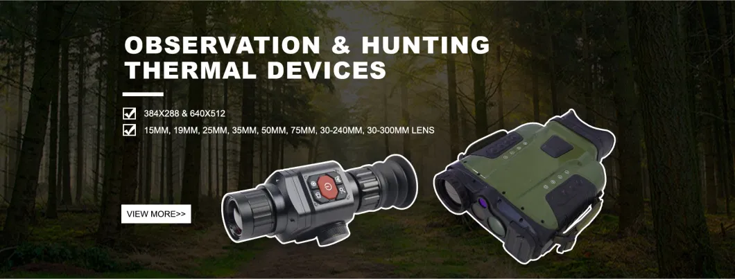 3.2km Car Detection 50mm Lens Thermal Scope Night Vision Hunting