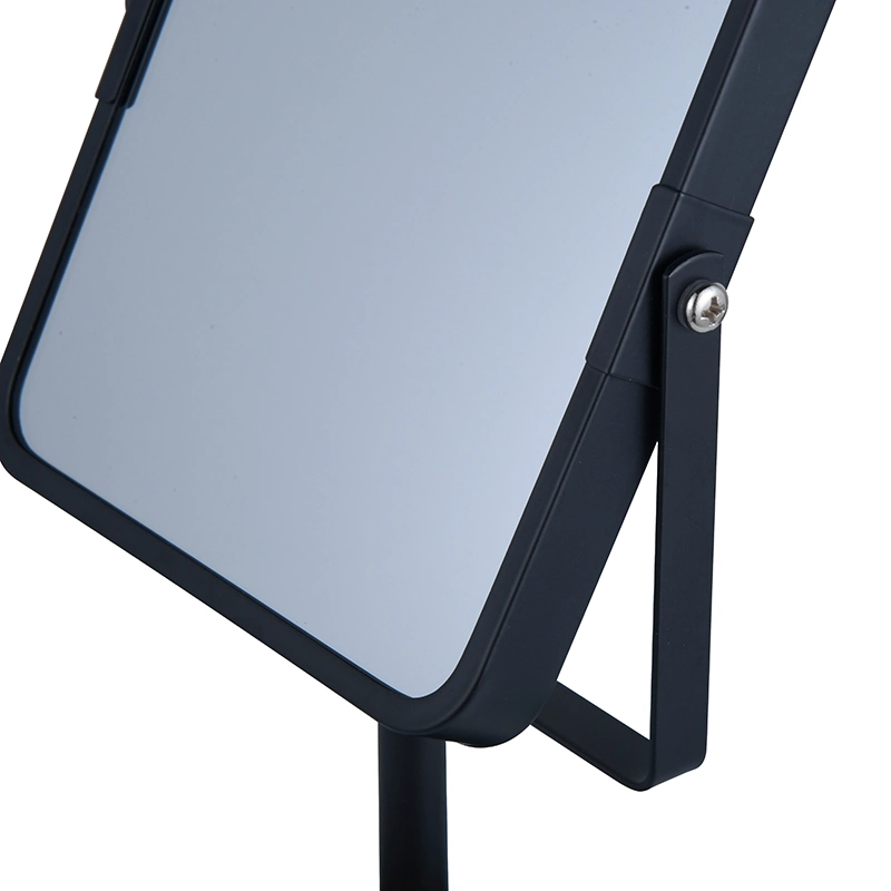 Tabletop 1X 2X Magnifying Double Sides Rectangular Metal Makeup Mirror