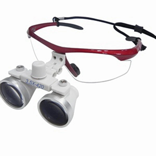 Lk-T03A Cheap Price 2.5X 3.5X Dental Magnifier Surgical Loupes with Light