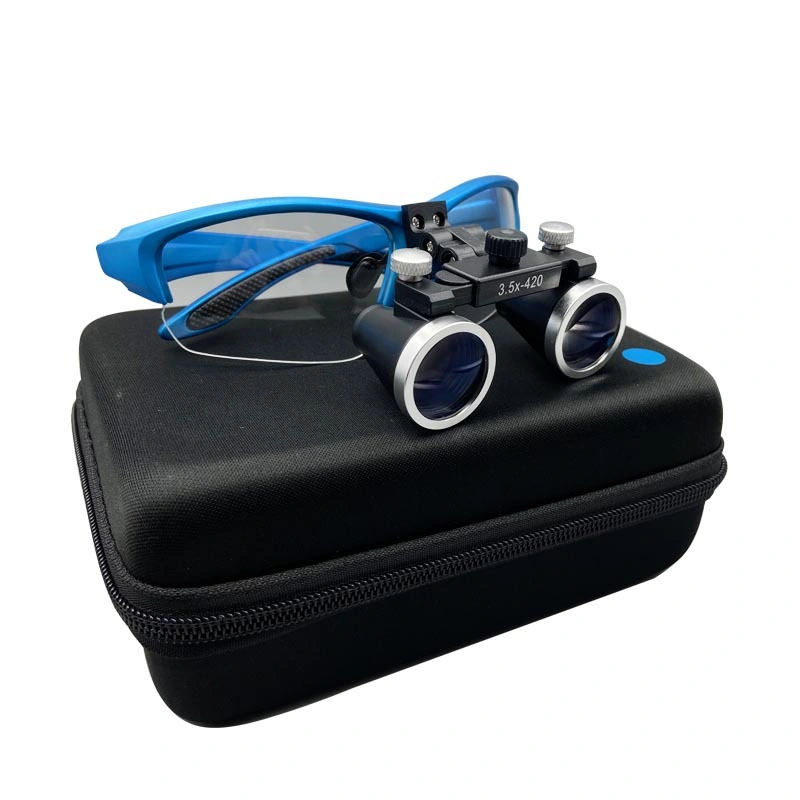 Dental 2.5X 3.5X Surgical Binocular Medical Dental Loupe with LED Lamp Microscope