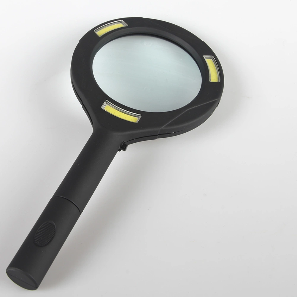 3 COB LED Magnifying Glass Work Light Best Magnifier with Lights for Seniors, Maps, Jewelry