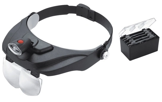 Headlamp Magnifying Glass with LED Head Magnifier Dental Surgical (BM-MG5009)