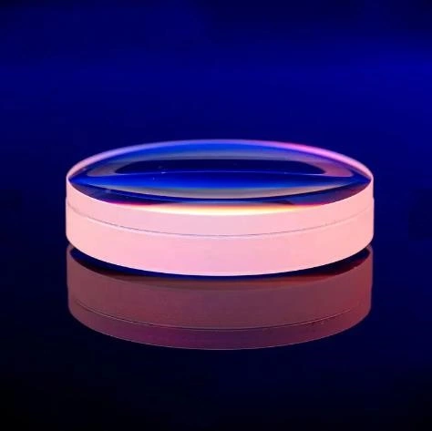 Optical Quartz Glass Projector Magnifying Glass Glued Achromatic Lens
