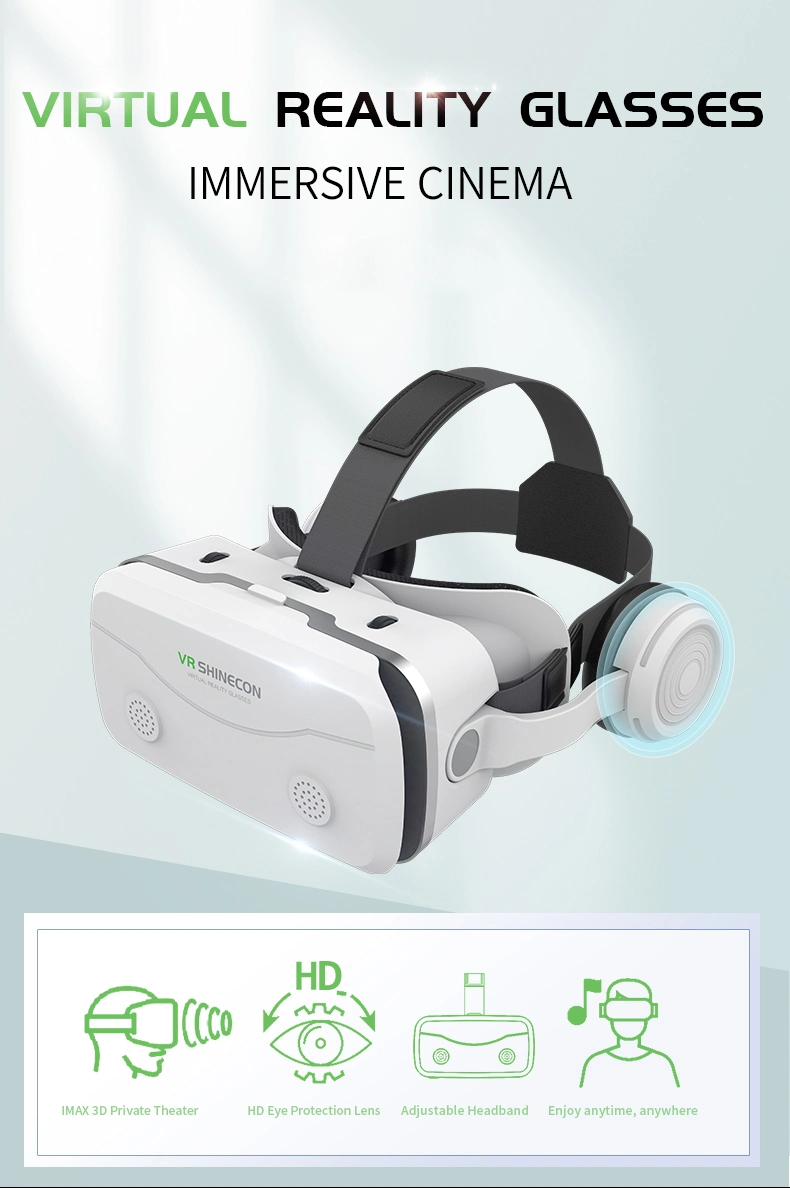 New Arrivals Cheap Augmented Reality Eyewear Helmet Smart Eyeglasses Helmet Use 4.7-6 Inch Phone Virtual Reality 3D Vr Glasses