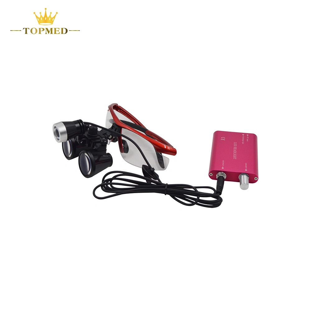 Dental Equipment Surgical Eye Loupes 2.5X Magnification with LED