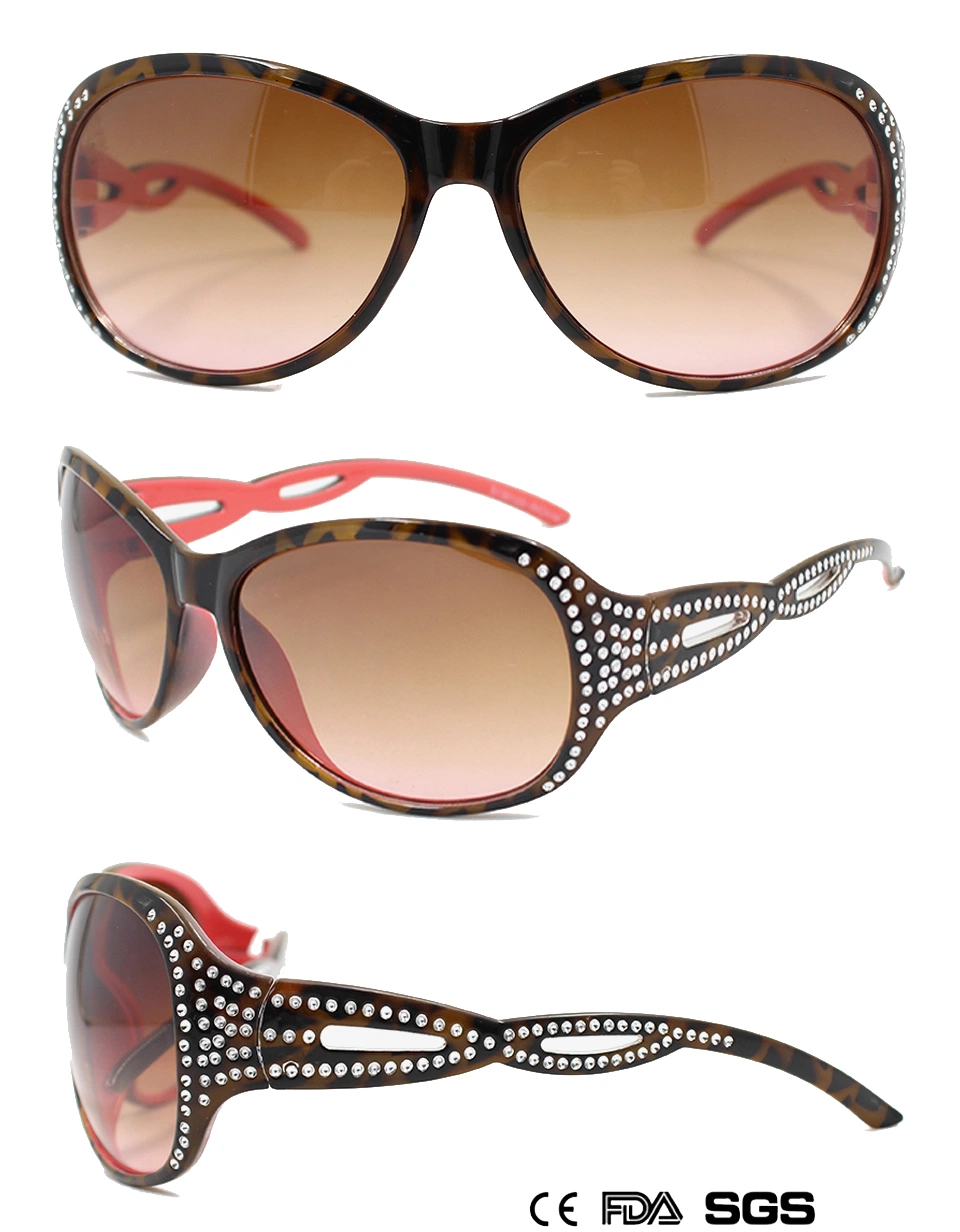 Lady&prime;s Sunglasses with Diamonds (M10637)