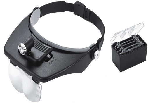 Professional Head Magnifier Headband Visor Lens Angle Adjustable (BM-MG5001)