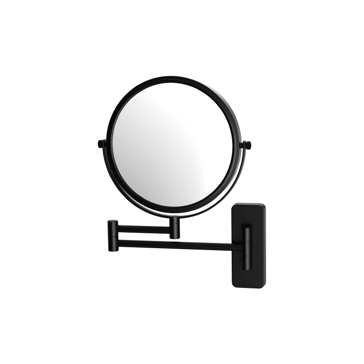 Hotel Custom Durable Black 4X Magnifying Makeup Mirror