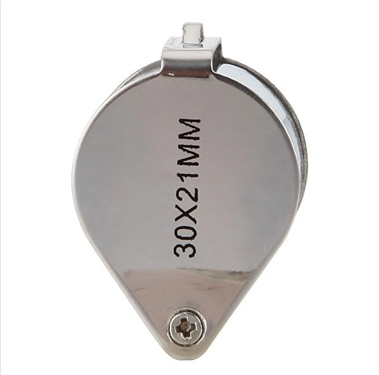 30X Metal Portable Handheld Antique Jewelry Appreciation Magnifier
