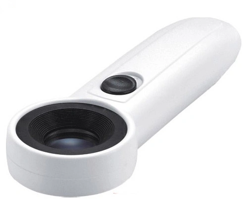 Powerful Optical Glass LED Lighted Handheld Magnifier (BM-MG4022)