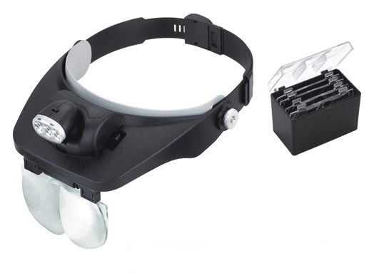 Head Visor Magnifier Magnifying Glasses with LED Light (BM-MG5008)