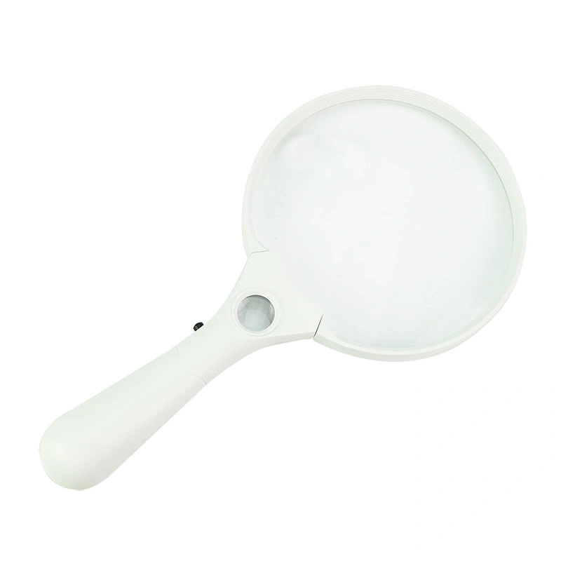 Hot Selling Extra Large LED Handheld Magnifying Glass with Light Illuminated Reading Magnifier